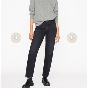 Frame le high n tight loose straight leg jeans size 27 inkwell